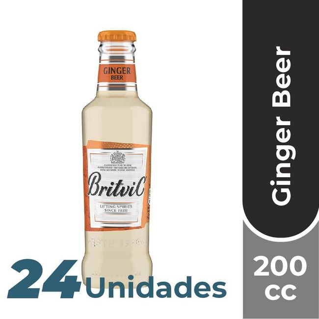 BRITVIC - Ginger Beer Britvic 24 Botellas x 200 CC BRITVIC