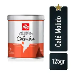 ILLY - CAFE MOLIDO ARABICA SELECTION COLOMBIA  LATA 125 GR