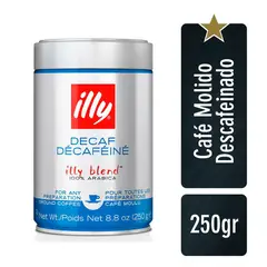 ILLY - CAFE Molido Descafeinado Lata 250 GR