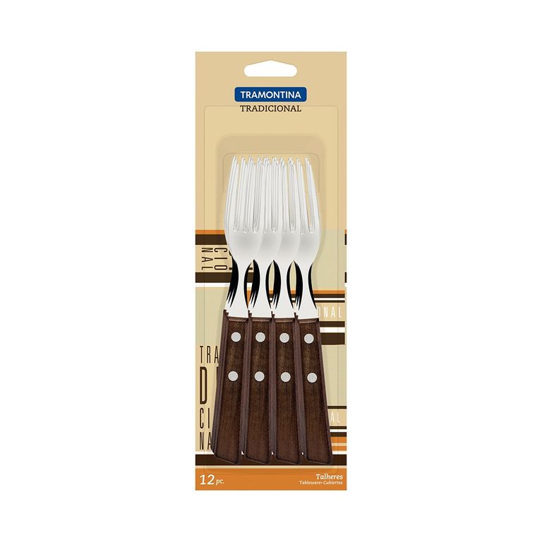 Set 12 Tenedores Mango Madera / Superstore