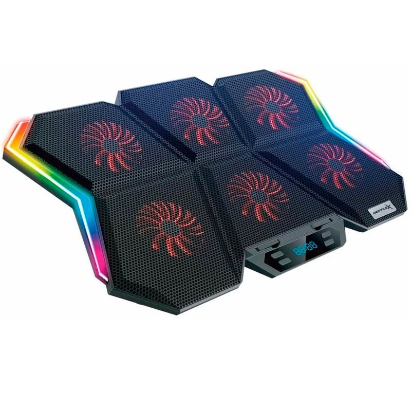 REPTILEX - Ventilador Gaming Portatil Con 6 Ventiladores Rx0051