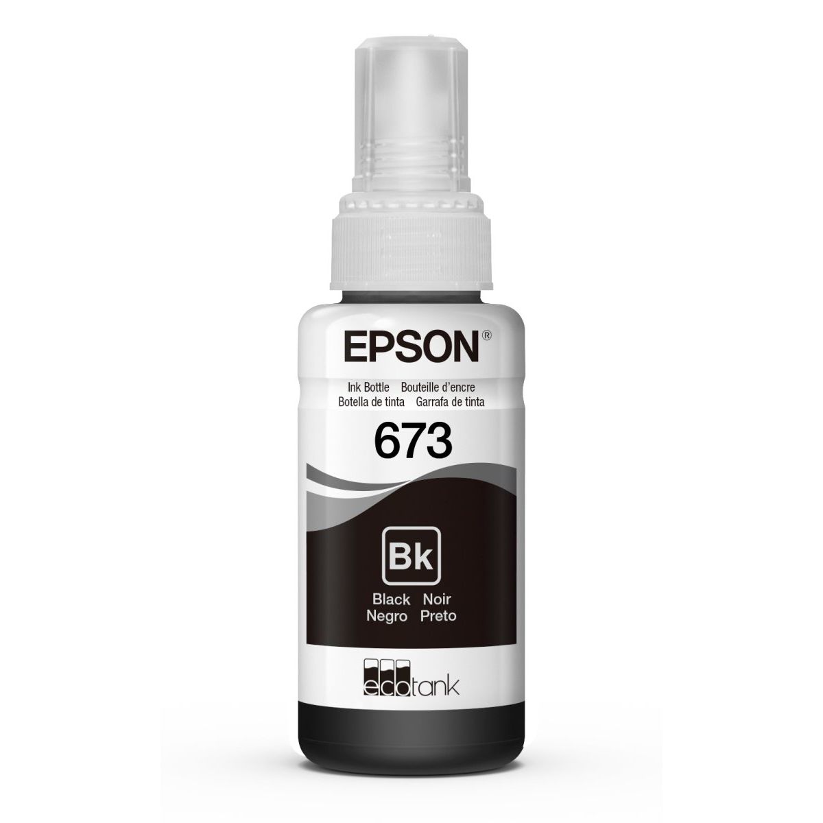 EPSON - Tinta Botella Epson T673 Ecotank 70ml Negro EPSON