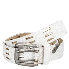 PANAMA JACK - Cinturón Cuero Hombre J504 Blanco