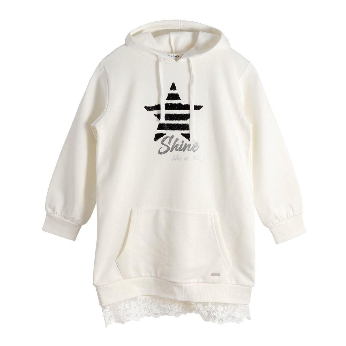 EXCEPTION - Polerón franela largo niña