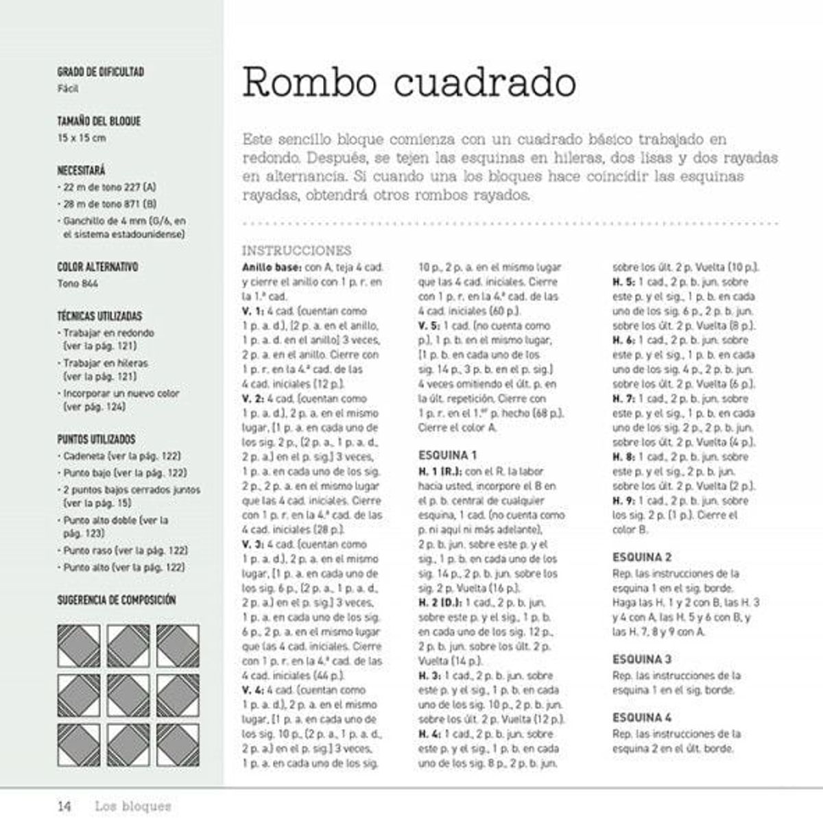 EDITORIAL CONTRAPUNTO - Bloques A Ganchillo (Crochet)
