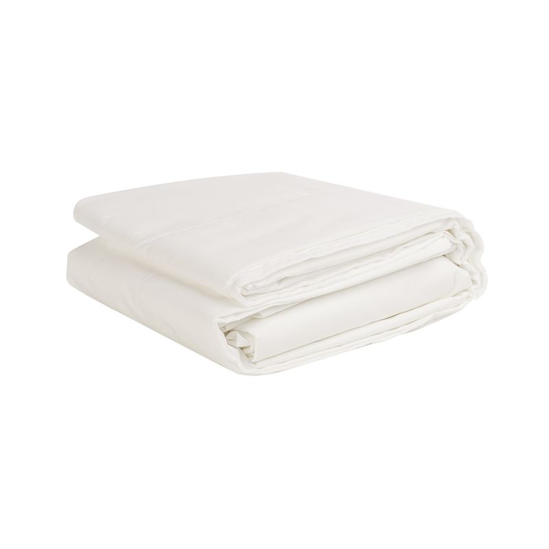 ABUTEX - SET SABANAS KING 200 HILOS BLANCO