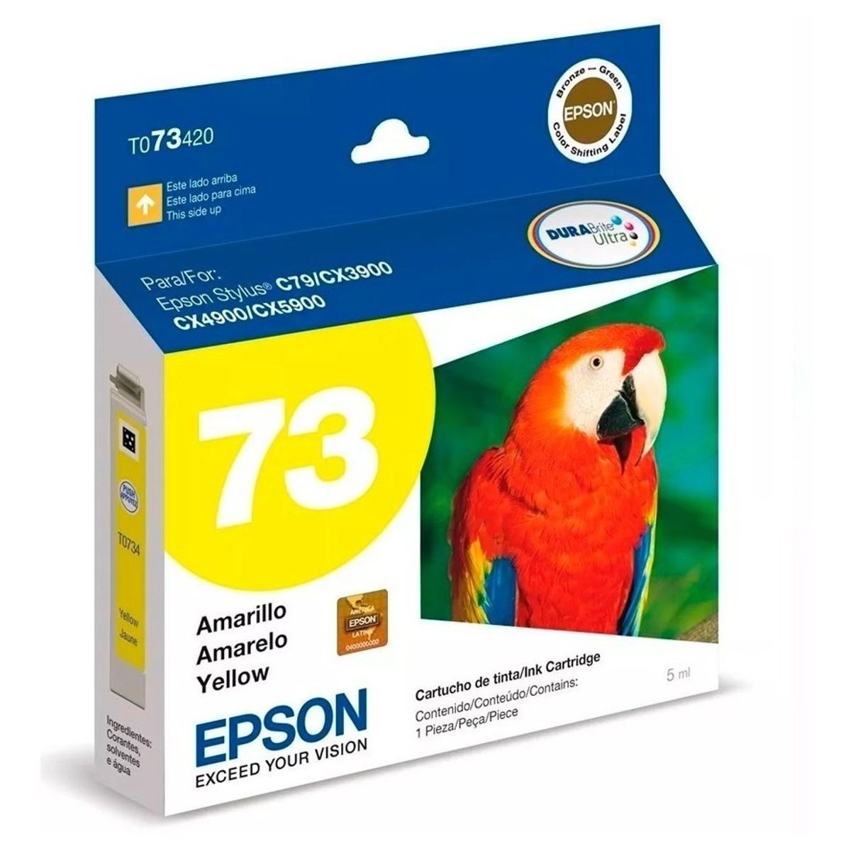 EPSON - Cartucho De Tinta Epson 73 AMARILLO T073420 EPSON
