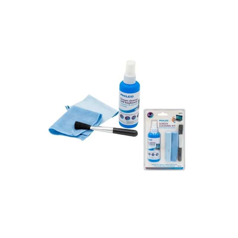 PHILCO - Kit Set Limpia Pantallas Liq Philco Notebook Pc 4En1 PHILCO - Turquesa
