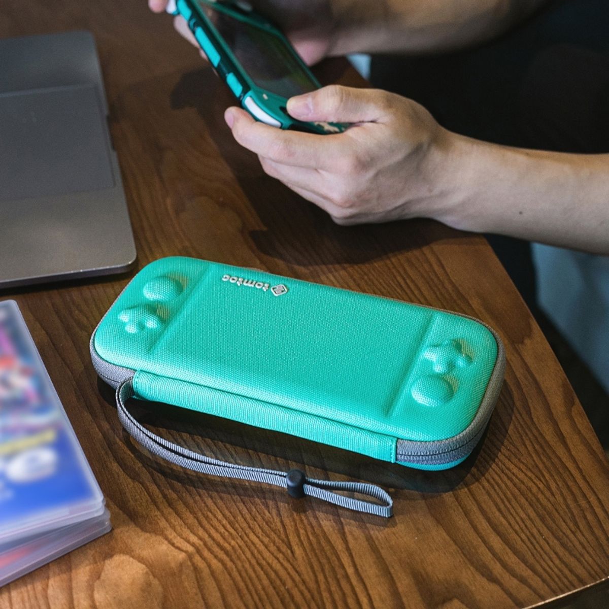 TOMTOC - Tomtoc Estuche Ligero Para Nintendo Switch Lite - Turquesa