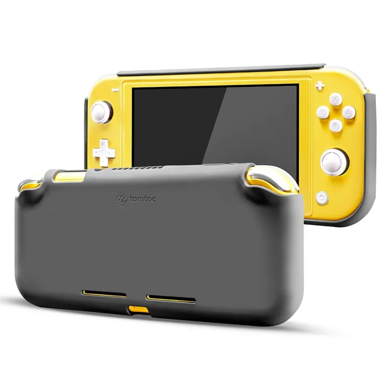 TOMTOC - Caracasa De Silicona Para Nintendo Switch Lite- Gris
