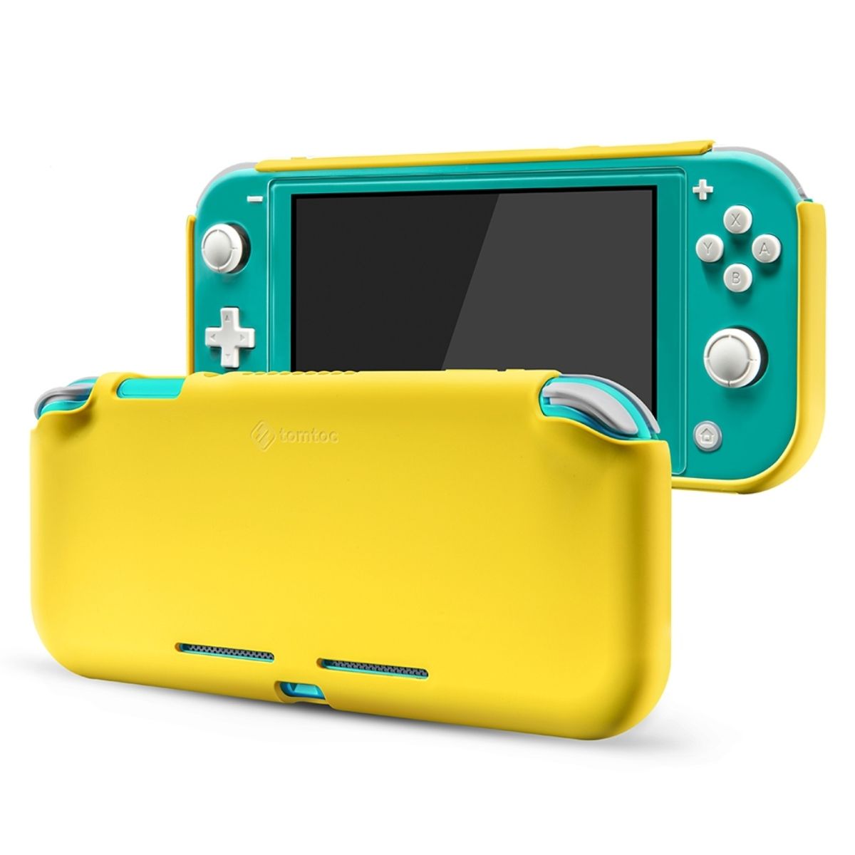 TOMTOC - Tomtoc - Caracasa De Silicona Para Nintendo Switch Lite- Amarillo
