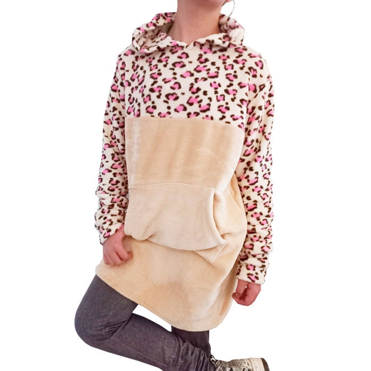 EXCEPTION - Polerón Largo Peludo Niña Exception