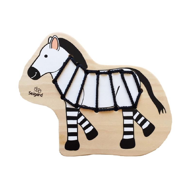 SEIGARD - Juego Para Hilar Cebra BH32076 Color Blanco