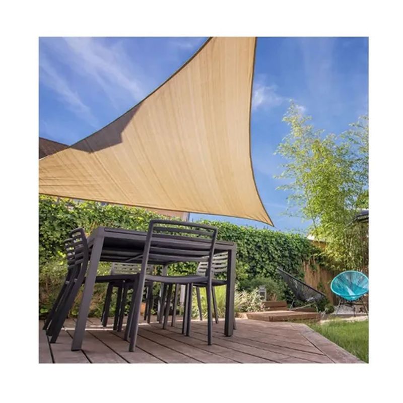 FELIZ - Malla Sombra Triangular  Protector Casa Y Jardin