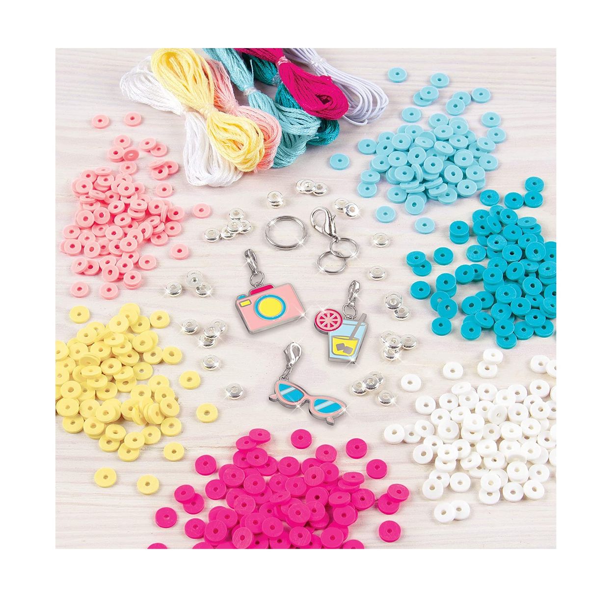 MAKE IT REAL - Set De Fabricacion Pulseras Juguete Cuenta Niña Make It Real