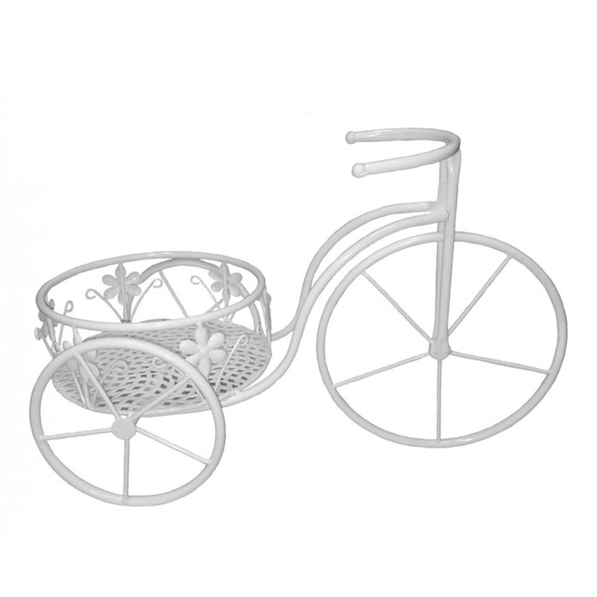 BRIC - Macetero Bicicleta Blanco