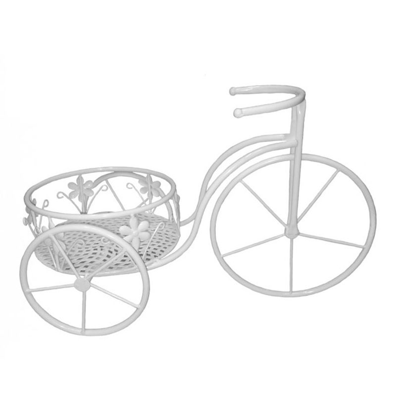 BRIC - Macetero Bicicleta Blanco