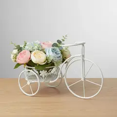 BRIC - Macetero Bicicleta Blanco