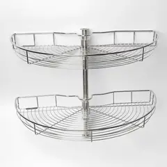 HBT - Rotonda Media Luna Puerta 450 mm Cromada