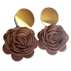 CATHALIFAUDJOYAS - Aros de fieltro y acero