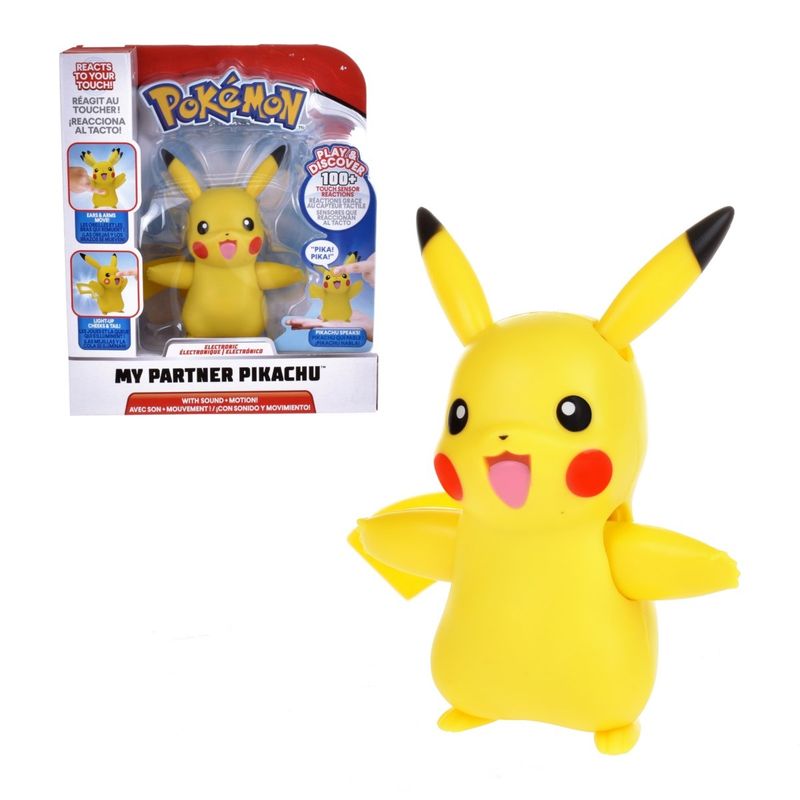 POKEMON - Figura Electronica De 11 Cms Con Luces, Sonidos Y Mas De 100