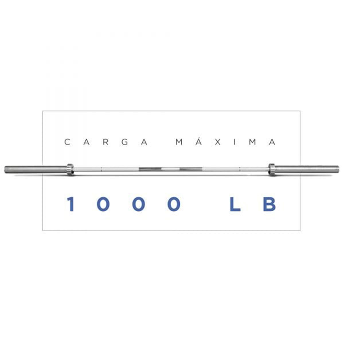 SDFIT - Barra Olímpica 20 KG – Resistencia 1000 LB – SD-TF-OB86-06