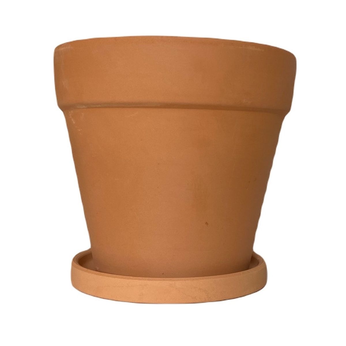 DECOGREEN - MACETERO Y PLATO TERRACOTA CLASICA L