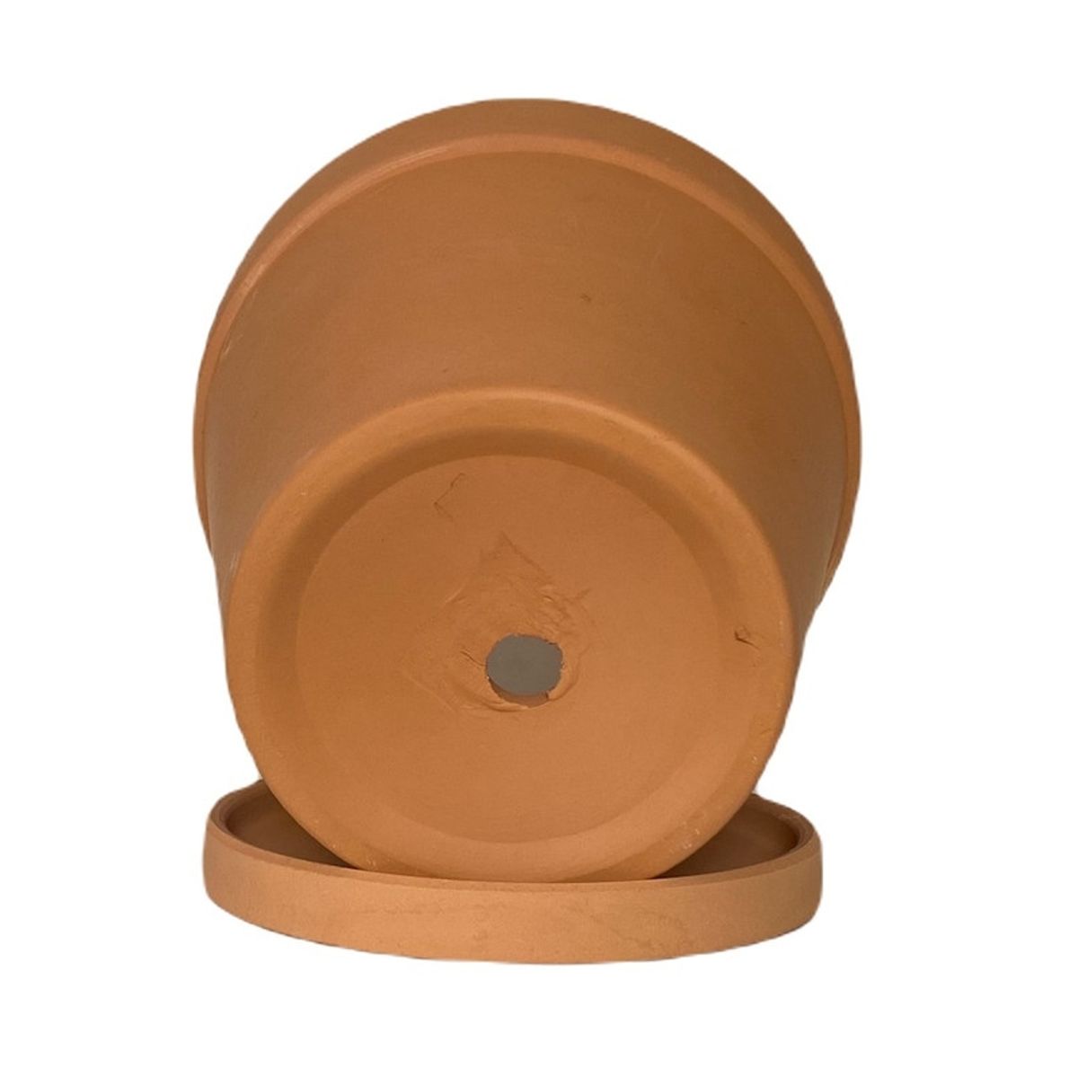 DECOGREEN - MACETERO Y PLATO TERRACOTA CLASICA L