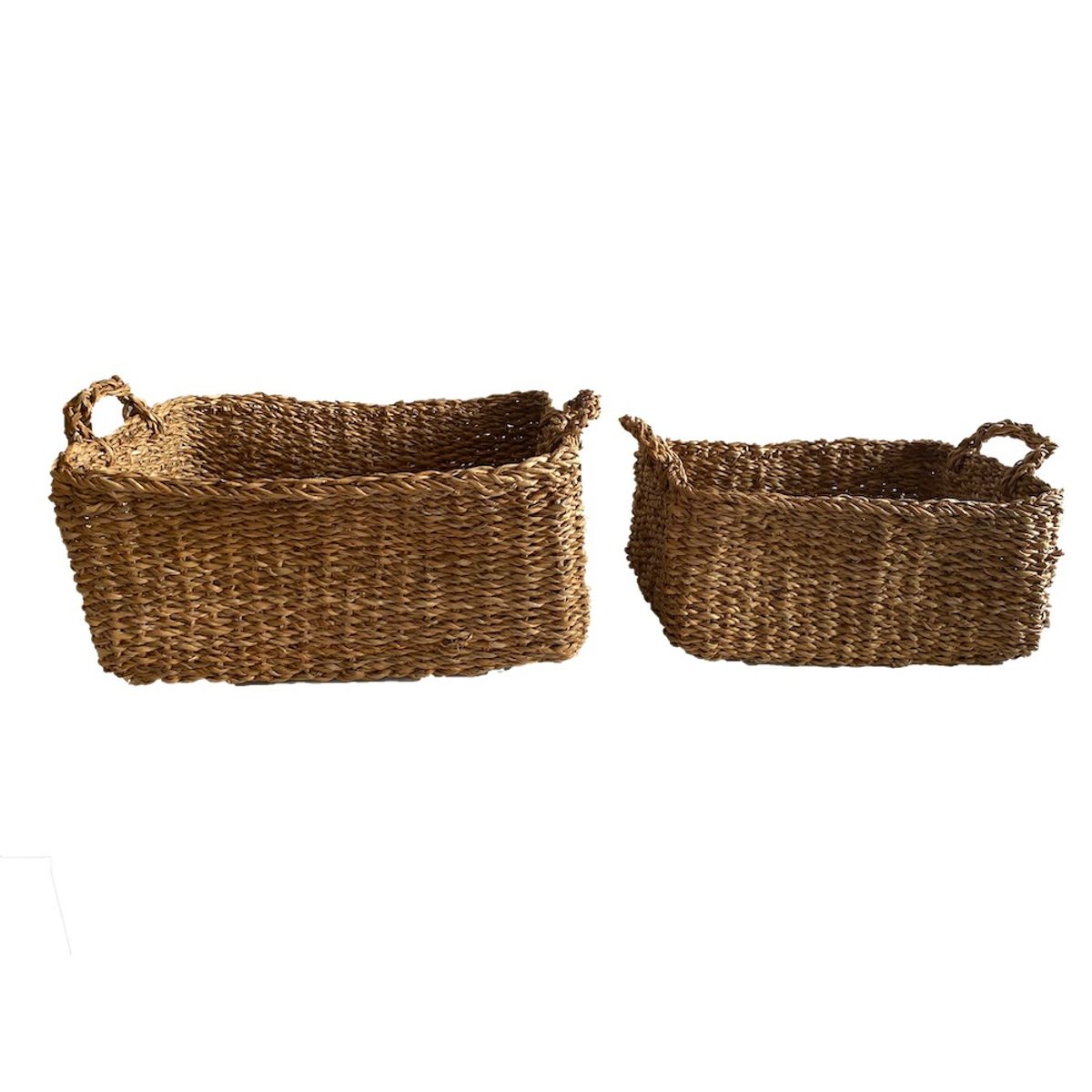 DECOGREEN - SET 2 CESTOS RECTANGULAR MUMBAI M+L.