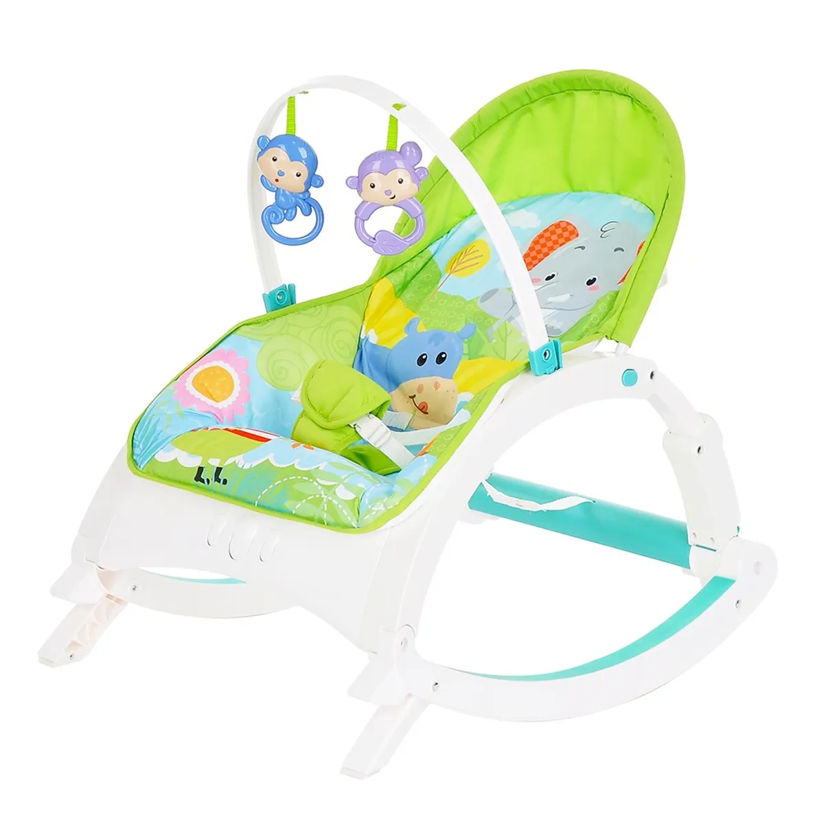 MON PETIT - Silla Nido Mecedora Bebé Musical Vibratoria Plegable