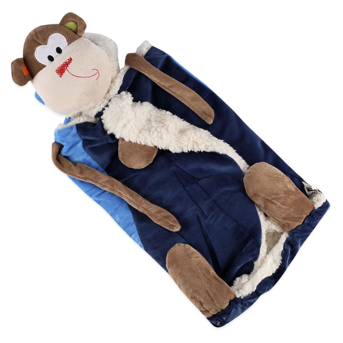 PILLIN - Manta Plush Unisex Algodón Invierno Niño Azul PILLIN