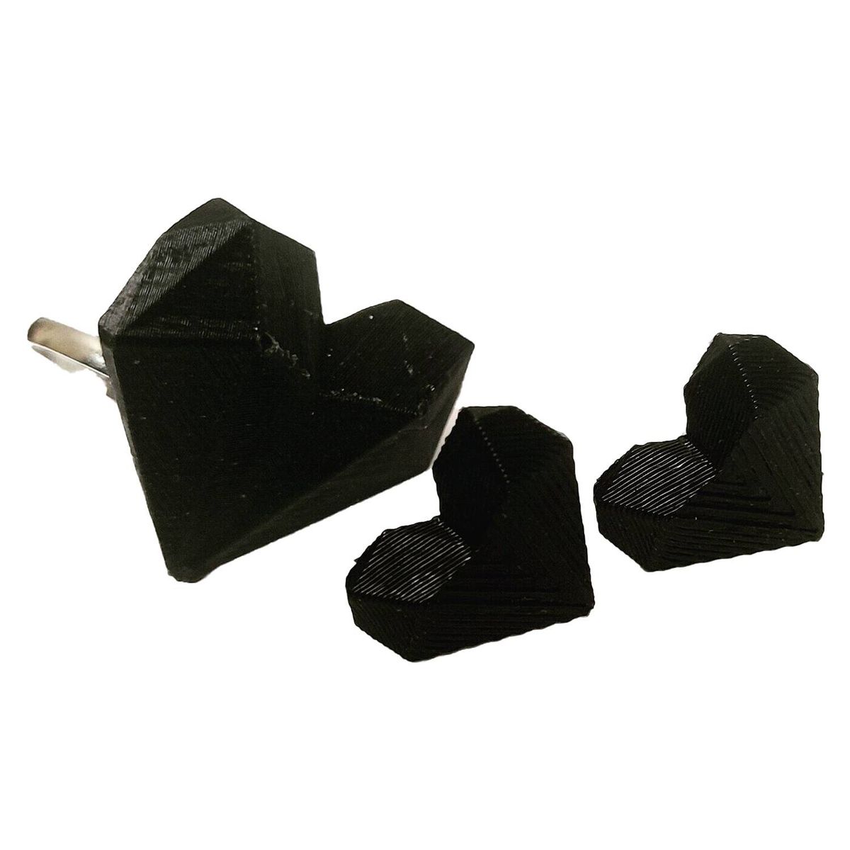 CATHALIFAUDJOYAS - conjunto corazon 3d  CathalifaudJoyas