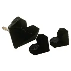 CATHALIFAUDJOYAS - Conjunto corazon 3d