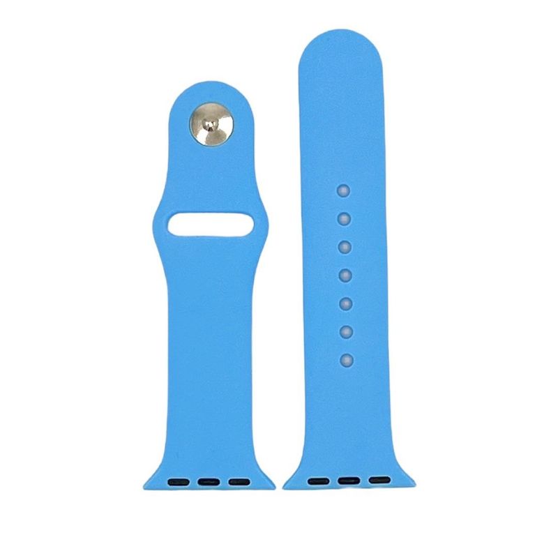 GENERICO - Correa de Silicona compatible con Apple Watch 42-44-45mm SM AZUL