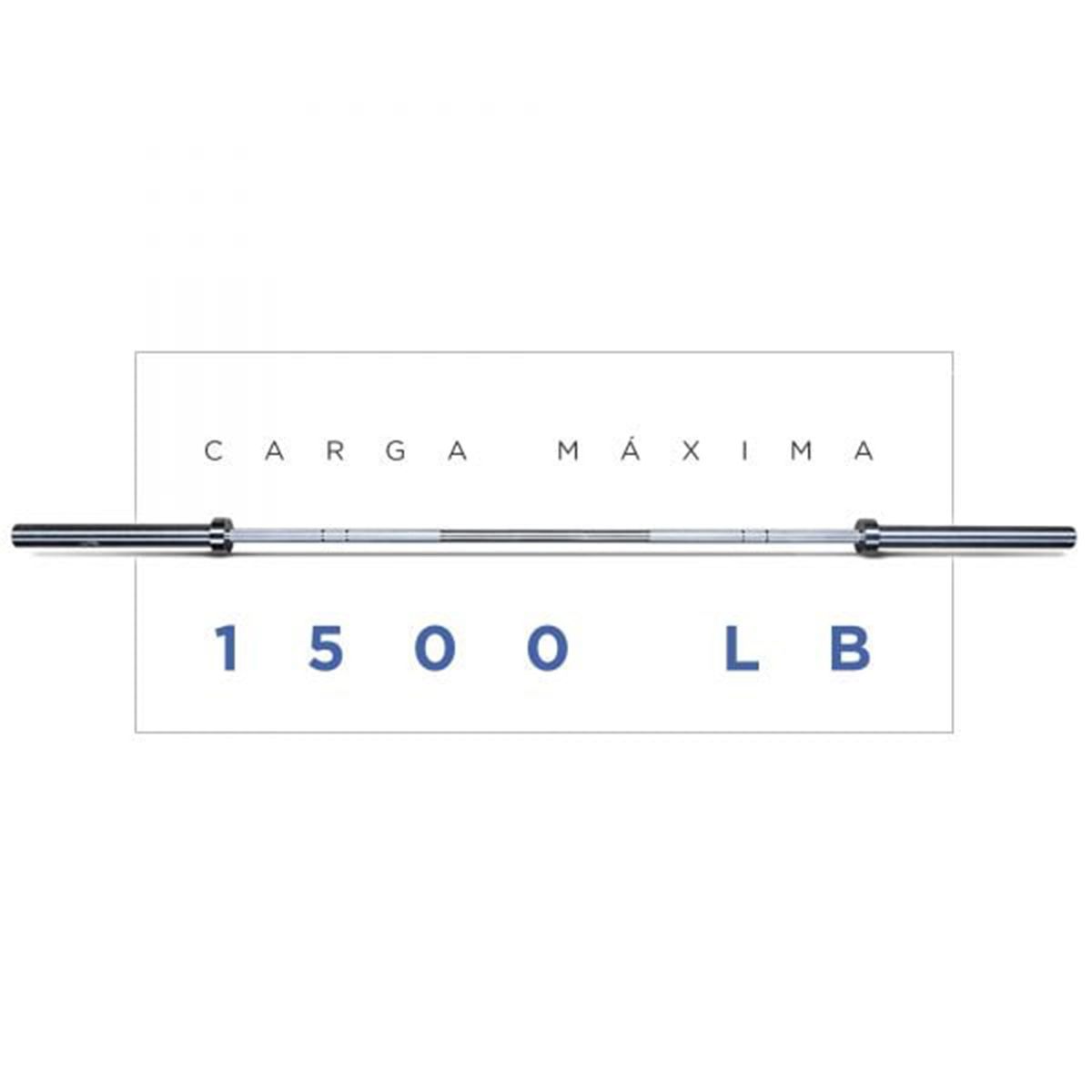 SDFIT - Barra Olímpica 20 KG – Resistencia 1500 LB