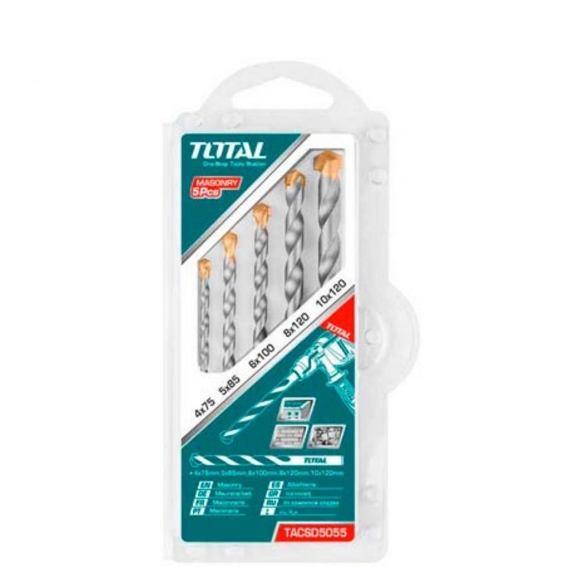 TOTAL TOOLS - Juego De Brocas X5Pcs PConcreto