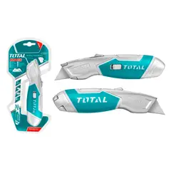 TOTAL TOOLS - Cuchillo Cartonero Retráctil