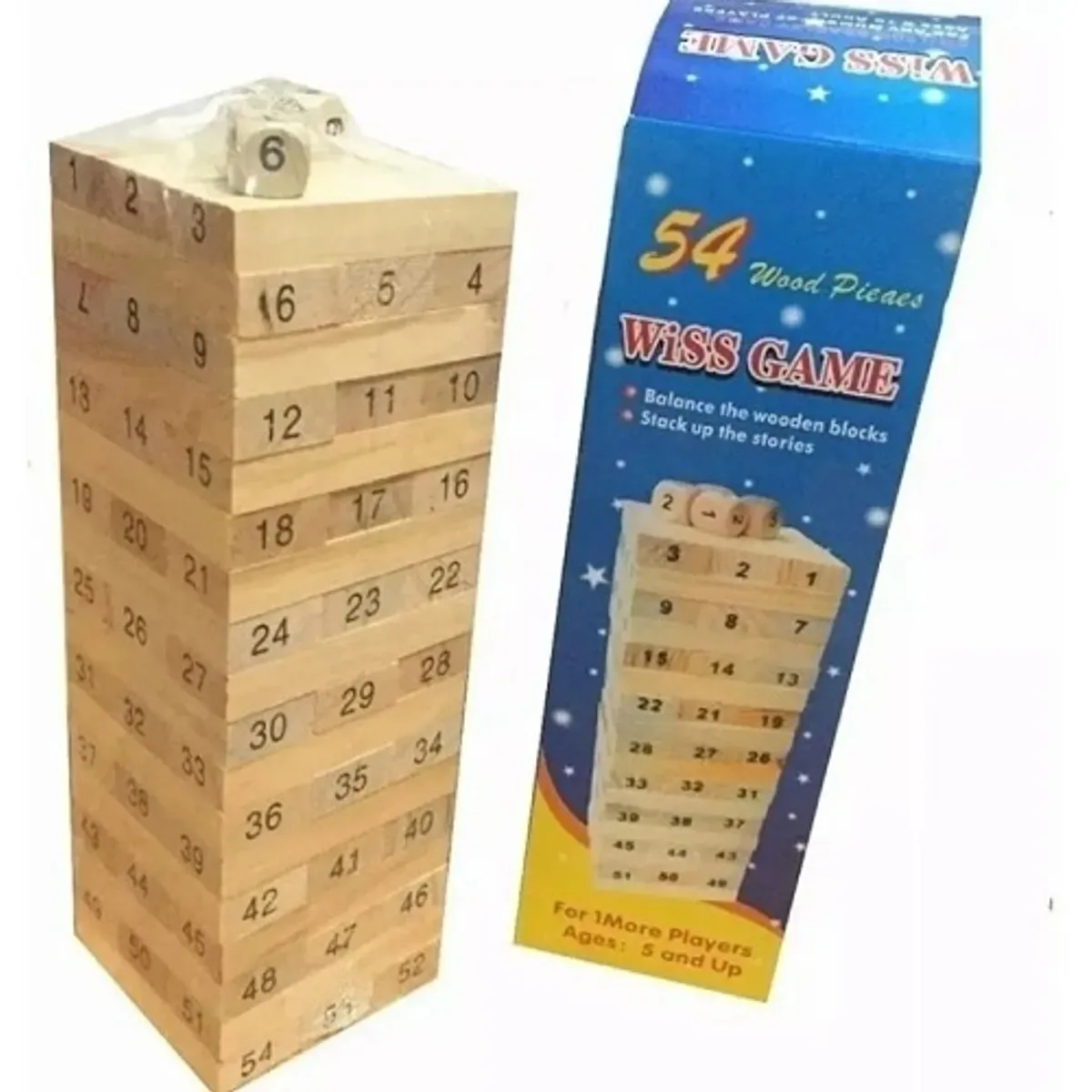 GENERICO - Yenga Juego Educativo Madera