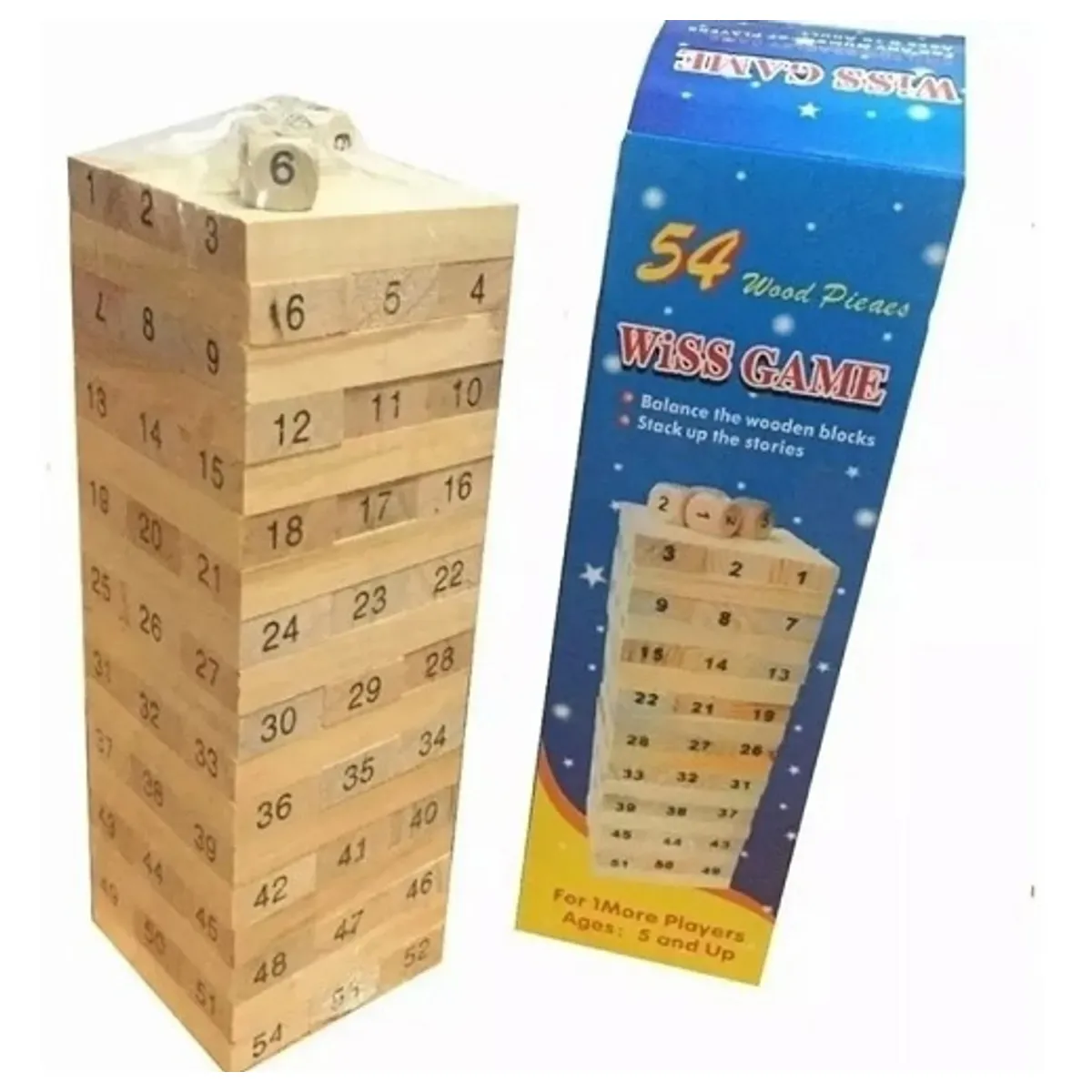 GENERICO - Yenga Juego Educativo Madera