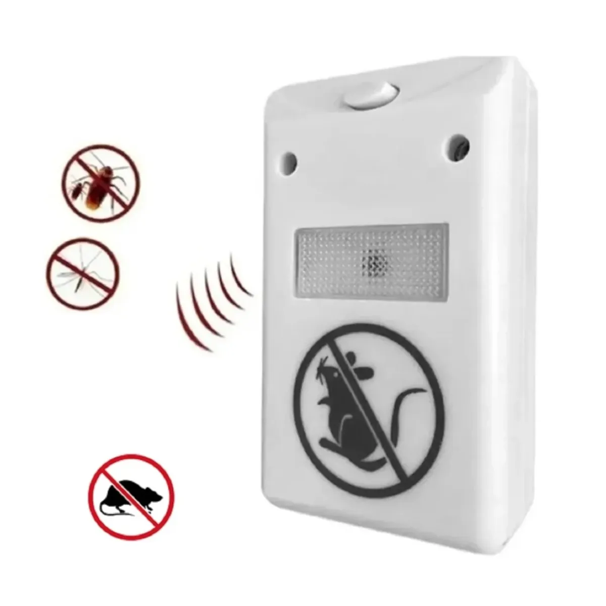 GENERICO - 5 x Repelente Ultrasonido Para Ratones Repelente Ratas Y Insecto