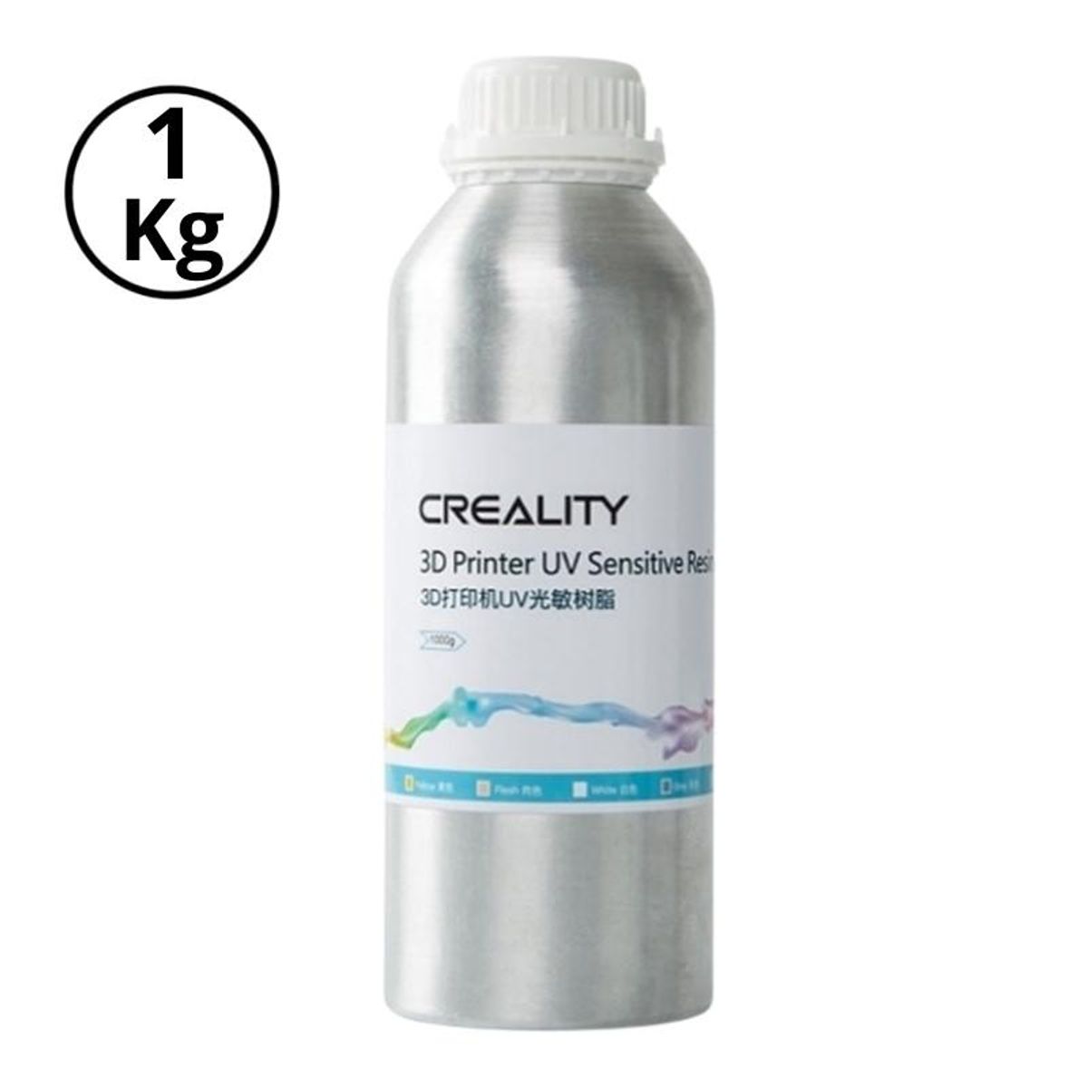 CREALITY - Resina 3D Para Impresoras Creality 3d 1000g Blanca - Resinas
