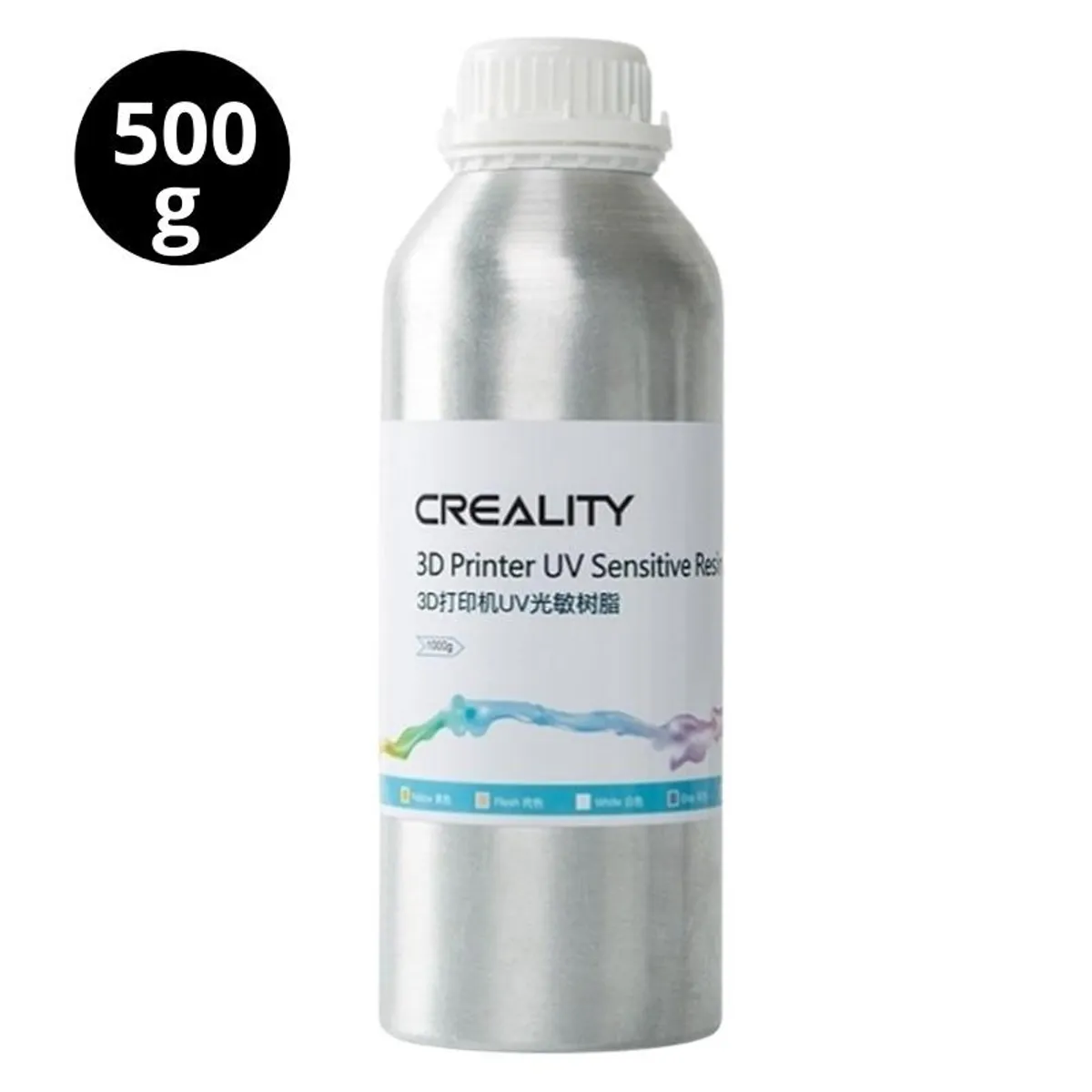 CREALITY - Resina 3D Para Impresoras Creality 3d 500g Negra - Resina