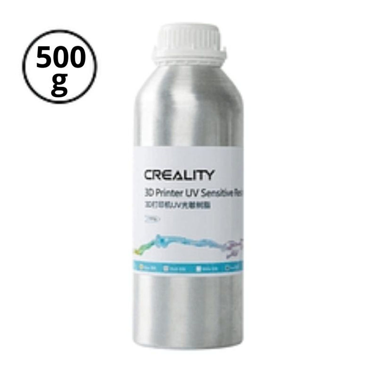CREALITY - Resina 3D Para Impresoras Creality 3d 500g Blanca - Resinas