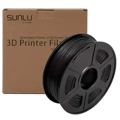 SUNLU - Filamento 3D Pla Negro 1kg 175mm - Filamentos