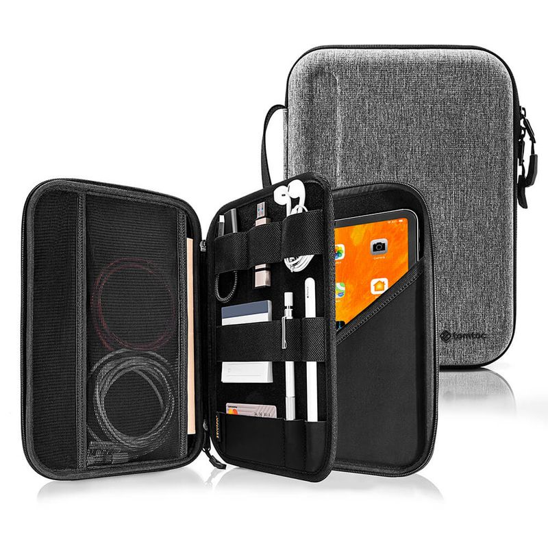 TOMTOC - iPad Portfolio Case 11 - Gris