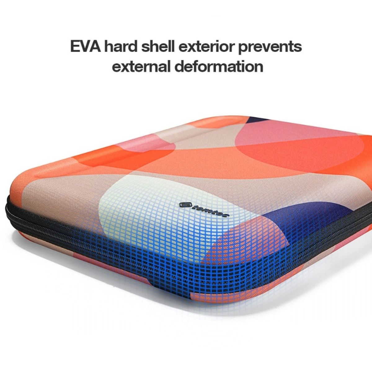 TOMTOC - iPad Portfolio Case 12.9'' - Mixed Orange