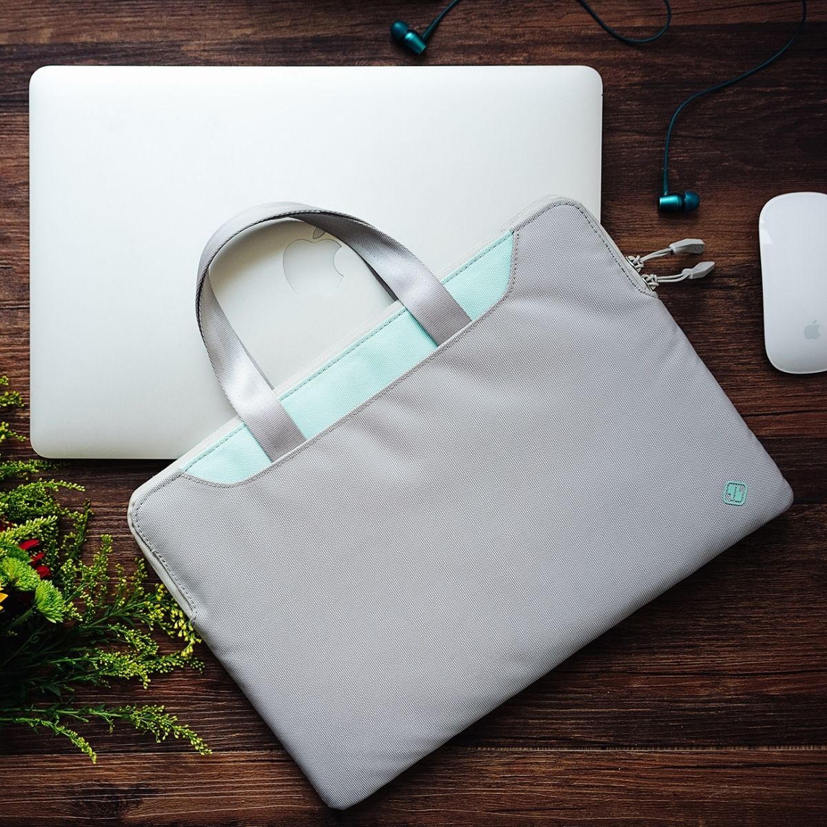 TOMTOC - Tomtoc Funda A21 para Macbook de 13''-Gris