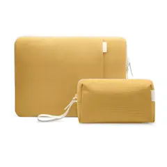 TOMTOC - Funda Lady Para Macbook 13''+ organizador Amarillo