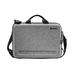 TOMTOC - Maletín FancyCase-A25 para MacBook Pro de 16 pulg - Gris