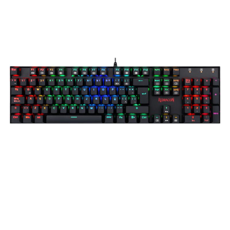 REDRAGON - Teclado Mecanico Redragon Mitra K551 Rgb Sw Red Español